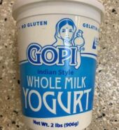 Gopi Whole Milk Yogurt 2 Lb