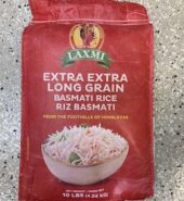 Laxmi Extra Extra Long Grain Basmati Rice 10 Lb