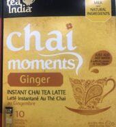 Tea India Chai Moment Ginger Tea Mix 10Pcs