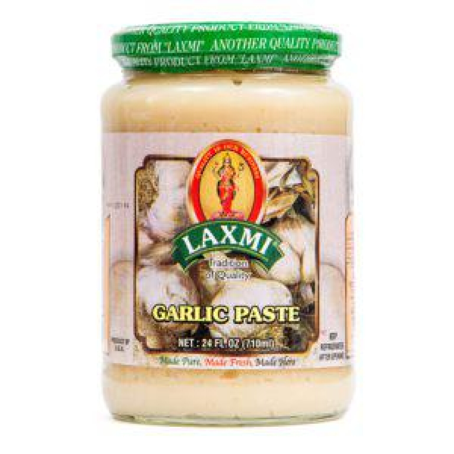 Laxmi Ginger & Garlic Paste 8 Oz Shresta Indian Grocery
