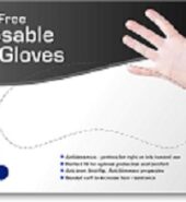 Vinyl Gloves, Disposable Gloves, Comfortable, Powder Free, Latex Free | 100 Pcs Large