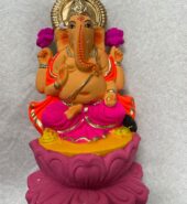 Ganesh Idol4 color-7.5inch  Eco-Friendly(Dissolves in 45mins)