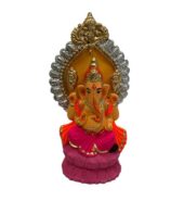 Ganesh Idol3 color-7inch Eco-Friendly(Dissolves in 45mins)