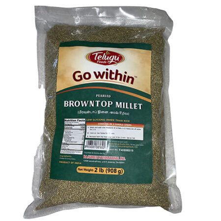 Telugu Foods Brown Top Millet 2lbs – Shresta Indian Grocery