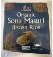Jiva Organic Brown Sona Masoori Rice 10 Lbs
