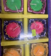 Diya no:4-with wax hand painted  6pc