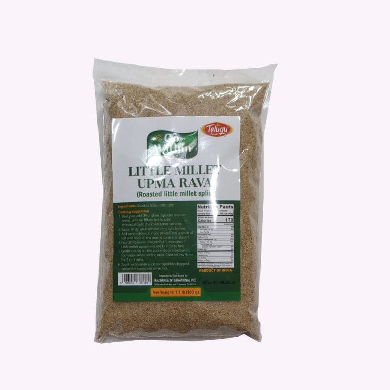 Telugu Foods Gowithin Little Millet Upma Rava 500Gms Shresta Indian