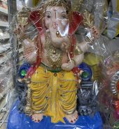 Ganesh idol 12inch Eco-Friendly(Dissolves in 45mins)